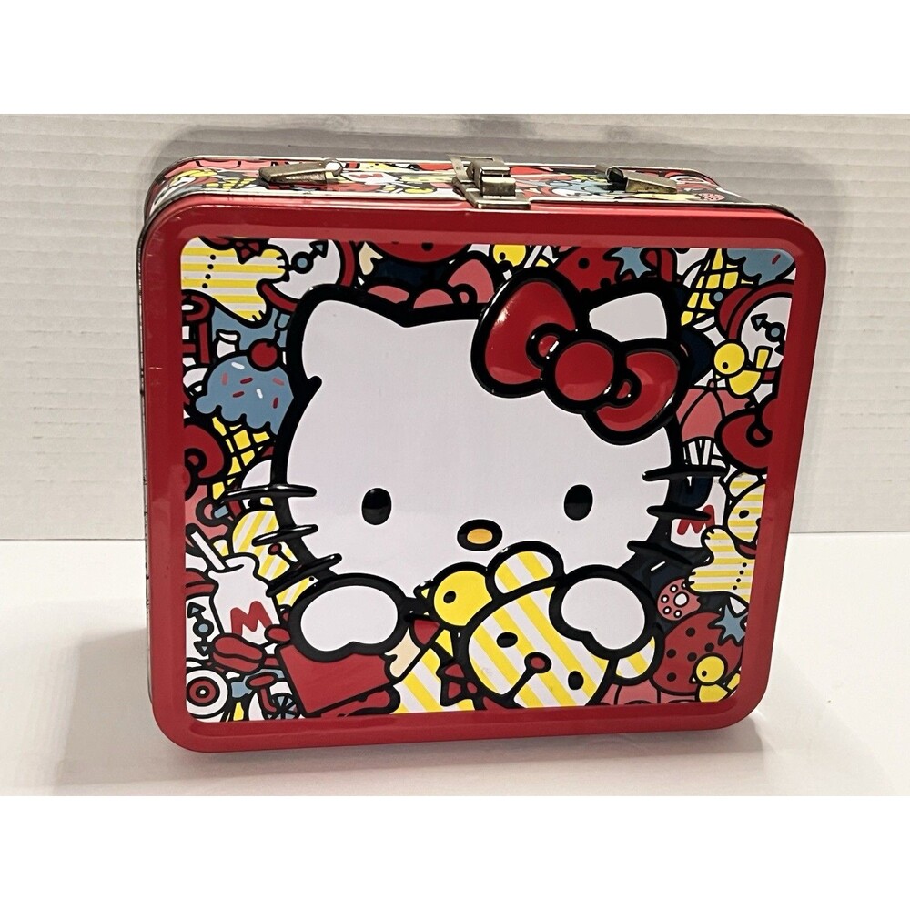 🎀✨ Hello Kitty Metal Lunch Box / Storage Tin (2014 Sanrio) 💖